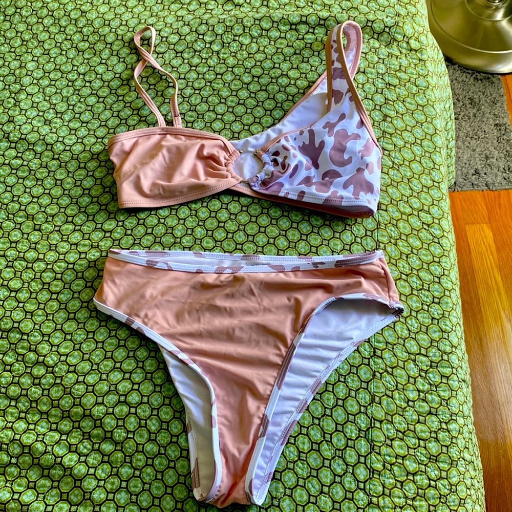 Shein Spotted Bikini Set
